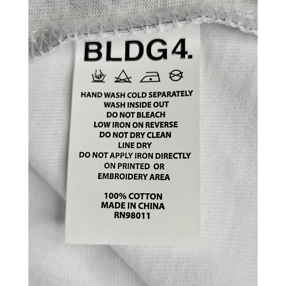 NWT BLDG4. Men's Eagle Eye America Freedom Wildlife SS Graphic Tee White Size L - Picture 5 of 5